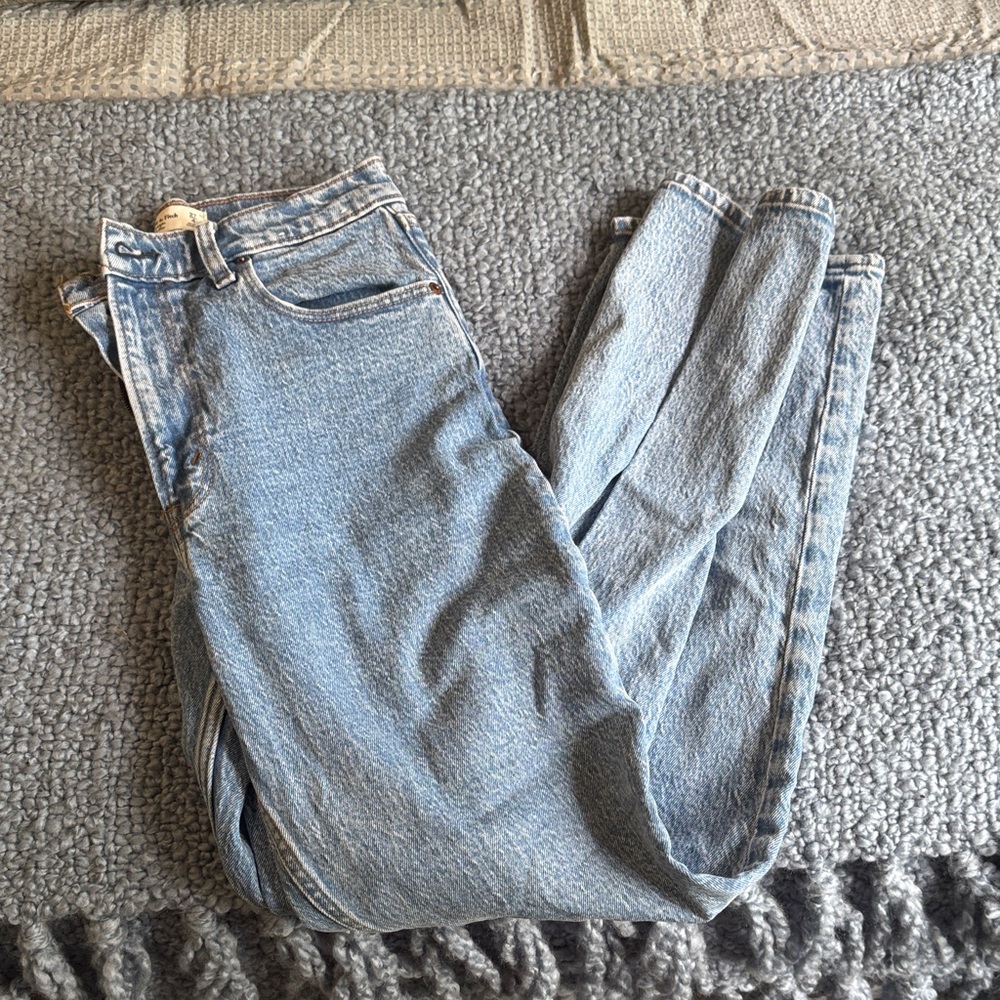 Abercrombie & Fitch Light Blue Straight Leg Jeans